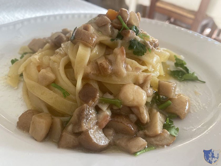 Tagliatelle fatte a mano con porcini del Taburno