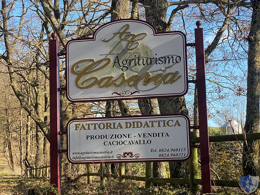 Agriturismo Caseria Castelfranco in Miscano Insegna esterna