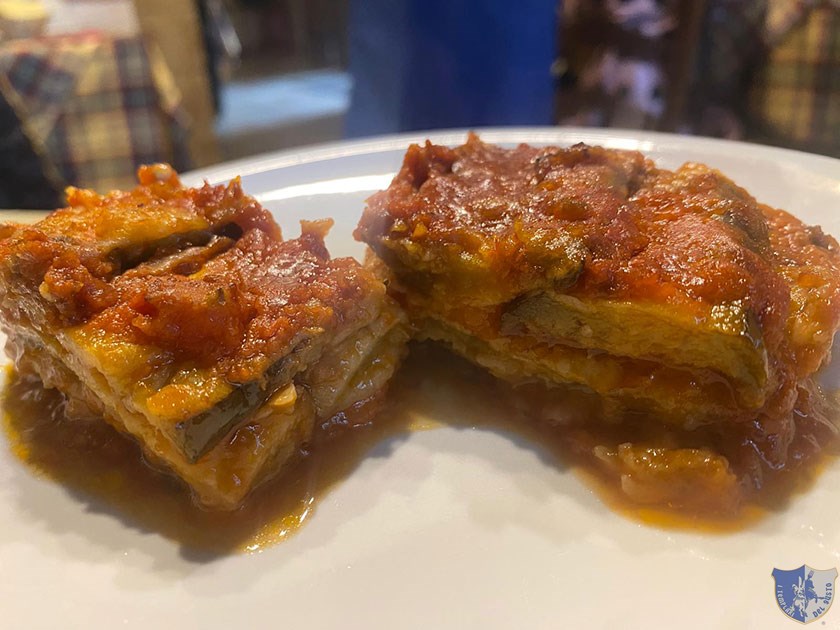Tocchetti di parmigiana di melanzane