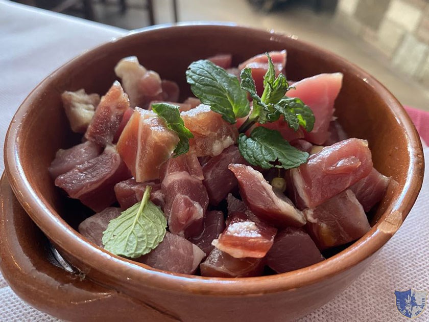 Tocchetti di prosciutto sottolio