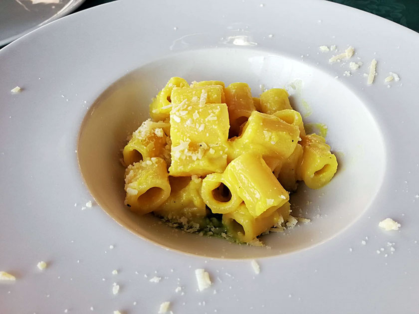 Ditali al Cavolo Conciato con cavolo rapa bianco e pecorino conciato romano