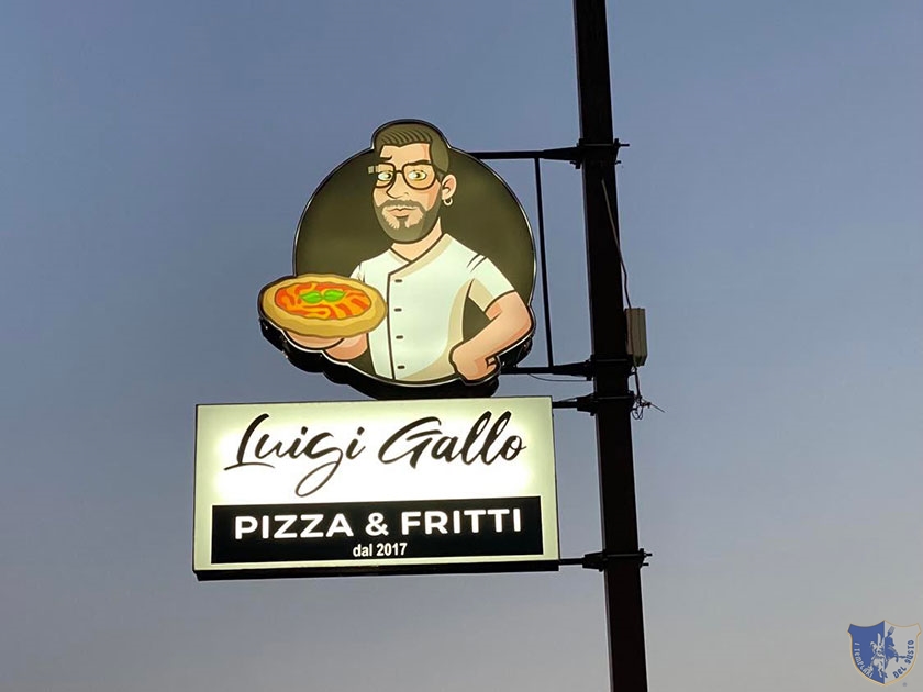 Luigi Gallo Pizza e Fritti Insegna esterna