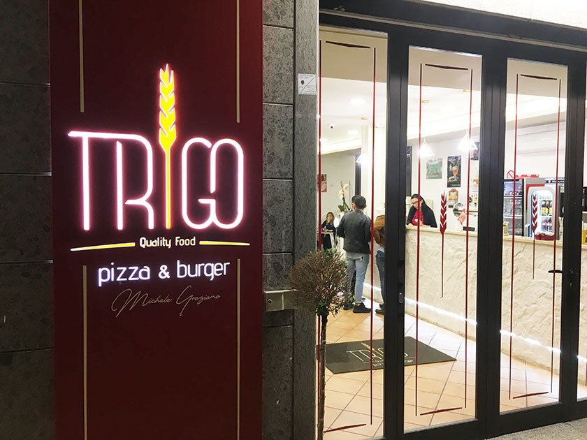 Trigo. Quality food. Pizza & Burger. Teverola (Ce) - Ingresso