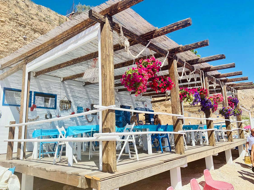 Ristorante Lido Cala Rosa Struttura sulla spiaggia