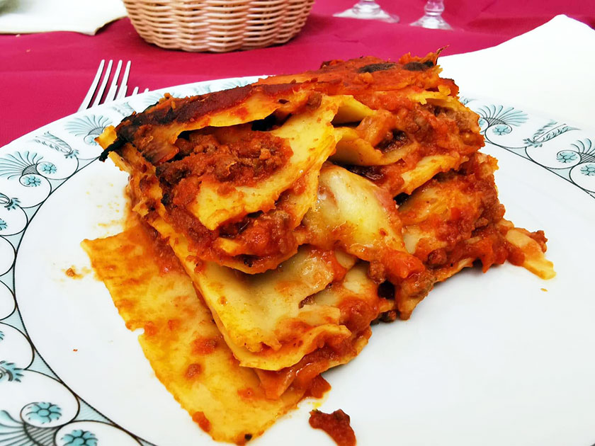 La lasagna della tradizione domenicale