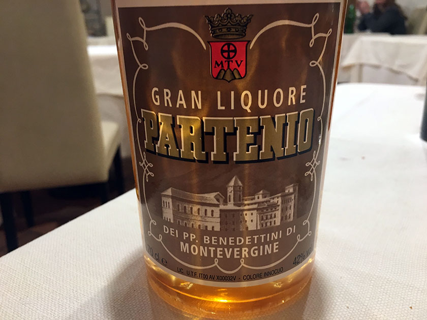 Gran liquore Partenio dei Padri benedettini di Montevergine