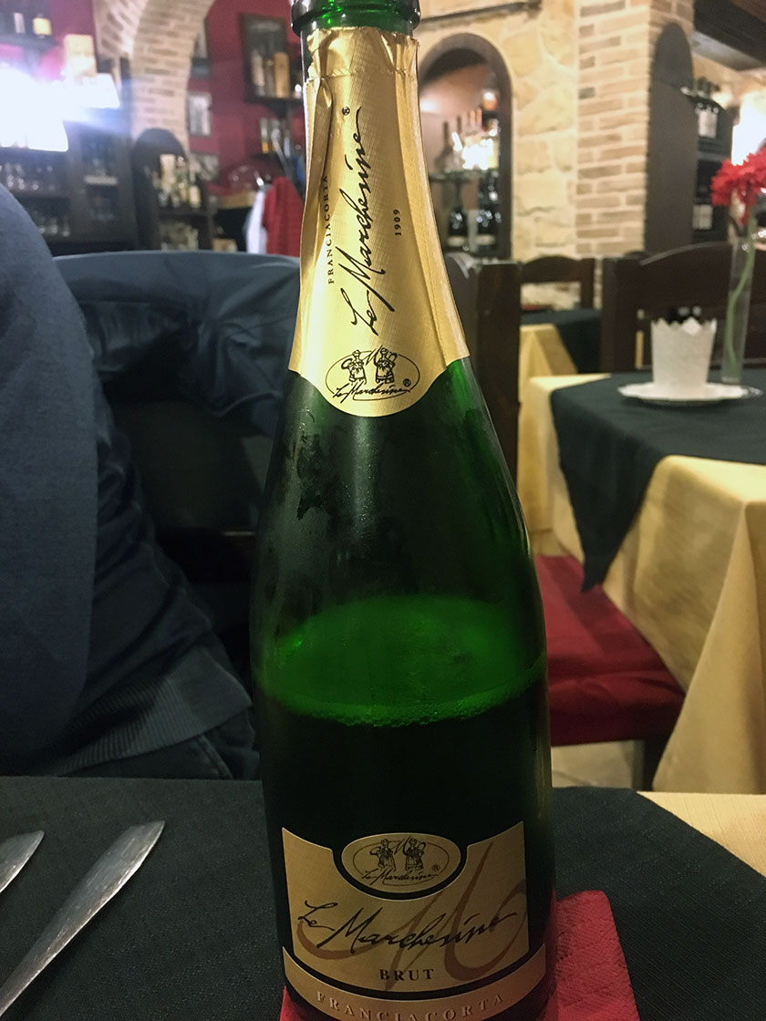 Franciacorta Brut dell'azienda Le Marchesine