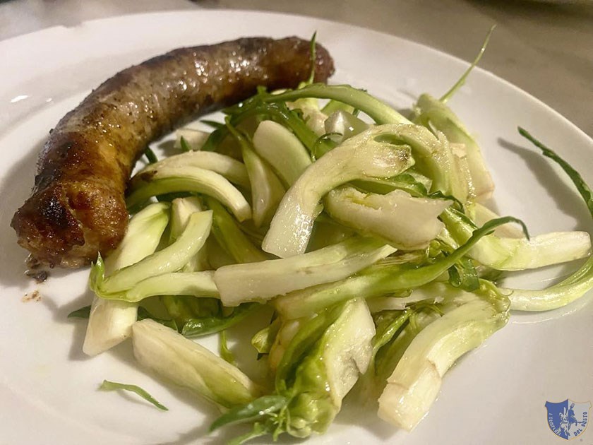 Salsiccia e puntarelle