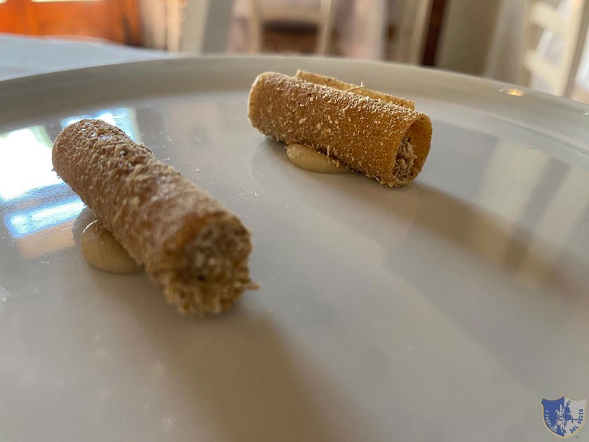 involtini di pasta brick con cremoso ai funghi