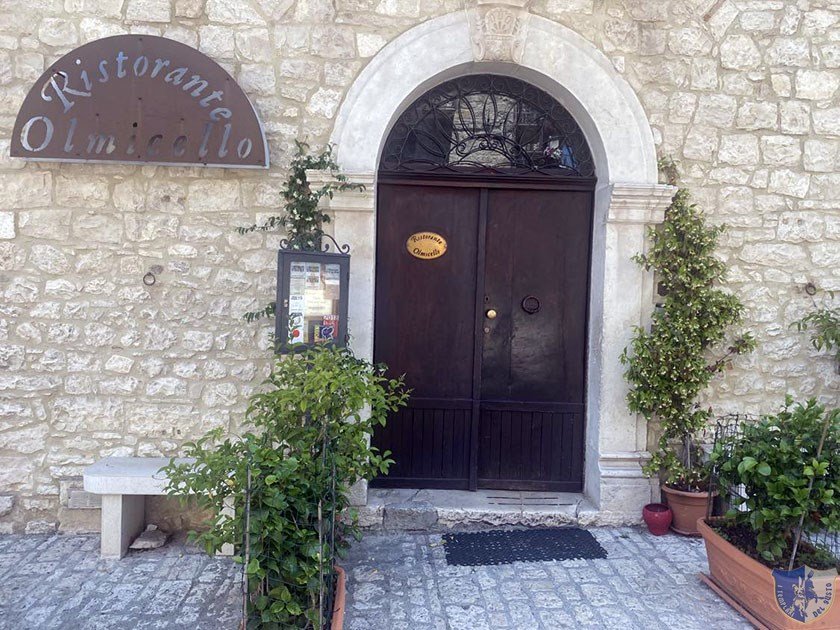 Ristorante Olmicello. Oratino Ingresso