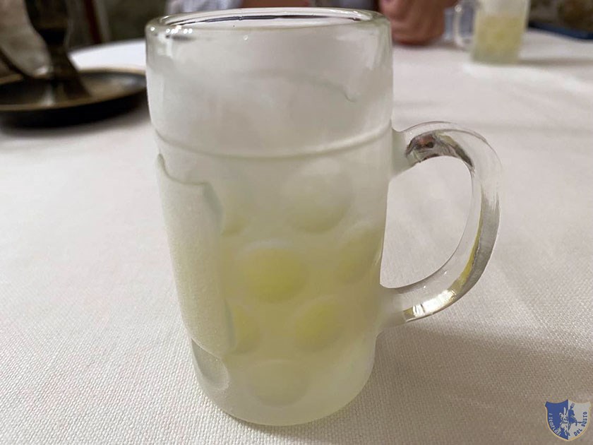 Limoncello artigianale ghiacciato dello chef Vincenzo Bua