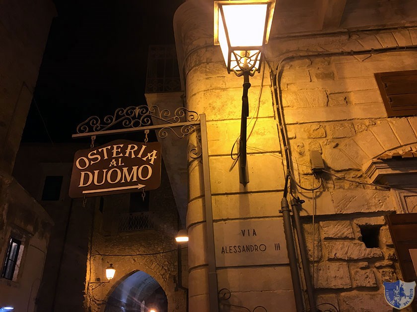 Osteria Al Duomo. Vieste Fg Insegna