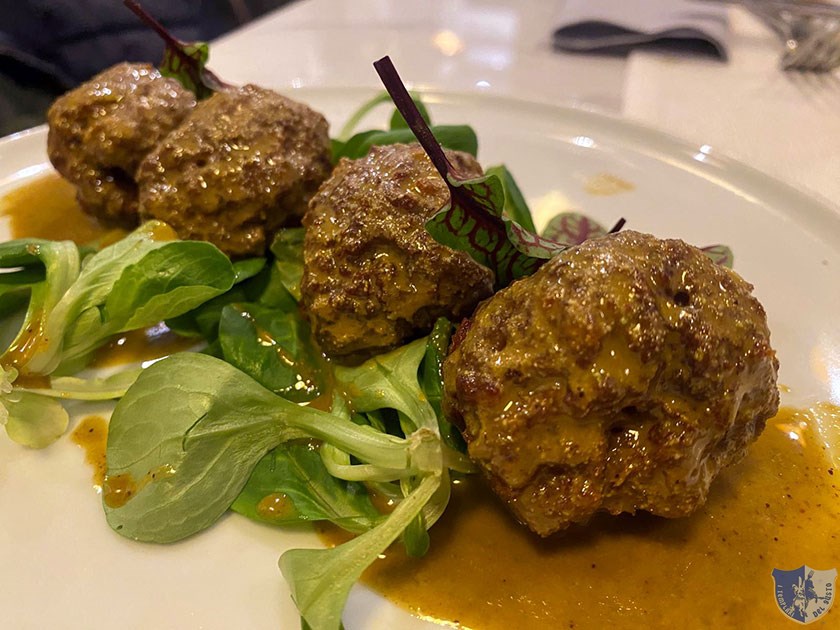 Polpette di manzo con pesto di pistacchio artigianale Ok