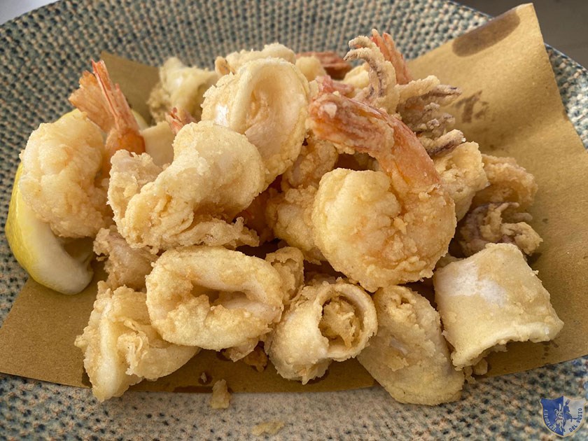 Frittura di calamari e gamberi