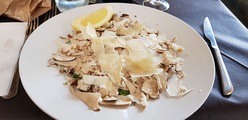 Insalata di funghi porcini