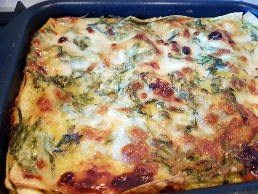 Lasagne agli asparagi Teglia