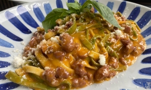 Benvenuti a Bordo. Pomigliano D'Arco (Na) - Tagliatelle paglia e fieno alla Bolognese di tonno