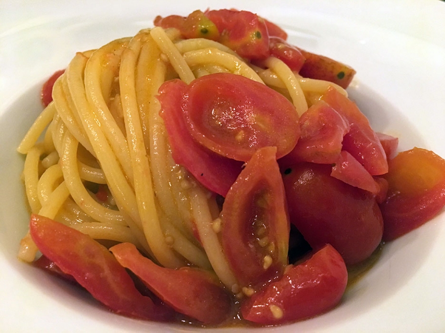 Eccellenze Nolane. Nola (Na) - Spaghetti col pomodorino fresco