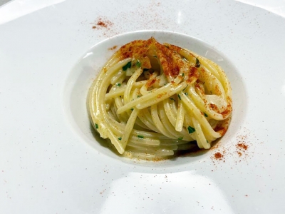 N'ata Luna. Grottaminarda (Av) - Spaghetti aglio olio peperoncino e zenzero