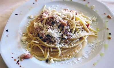 Gli Spaghetti alla Gricia dell'Osteria di Antonio - San Michele di Serino (Av)