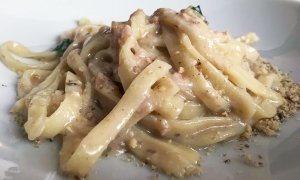 Tavernetta Marinella. San Michele di Serino (Av) - Tagliatelle lardo e noci