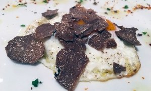 L&#039;Osteria di Antonio. San Michele di Serino (Av) - Uovo al tegamino con tartufo irpino